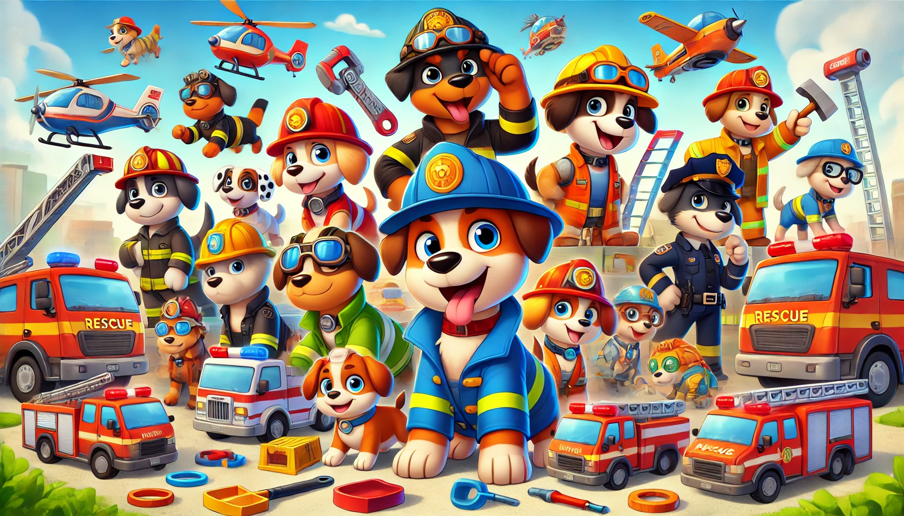 vad heter karaktärerna i paw patrol